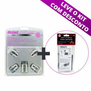 Antifurto para Rodas SL + Trava para Estepe Interno Honda CR-V (de 2012 até 2014)